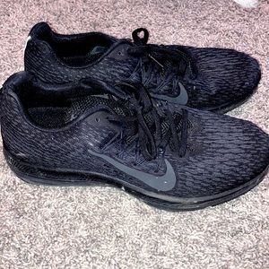 Black Nike shoes